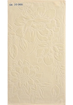 Ткань: Махра
Состав: 
Хлопок 100% 
Размер: 50х90
	Полотенце махровое гладкокрашеное с рельефным рисунком, с эффектом велюра «Neo-vintage flora» производится из 100% натурального сырья и обладает высокой впитывающей способностью. Стойкость окраск