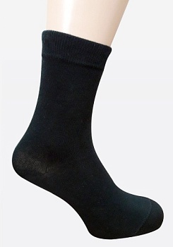 Состав: 
Хлопок 75%, 
Полиамид 23%, 
Эластан 2%
	Мужские демисезонные носки, гладкие, однотонные (без рисунка).