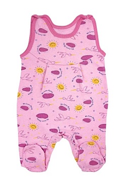 Состав:
Футер
Хлопок 100%
	Детский полукомбинезон на кнопках из принтованного полотна. 