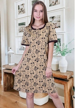 Состав: 
Кулирка
Хлопок 100%
	Туника женская из принтованного полотна.  

Обратите внимание: расцветка товара на сайте может отличаться от фактической расцветки. Оптовый склад оставляет за собой право поставить товар любого цвета, который имеет