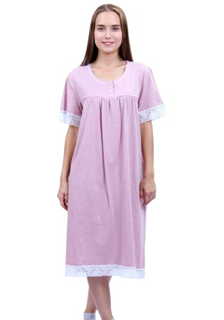 Состав: 
Хлопок 100% 
	Женская ночная сорочка. 
Обратите внимание: расцветка товара на сайте может отличаться от фактической расцветки. Оптовый склад оставляет за собой право поставить товар любого цвета, который имеется на данный момент.	