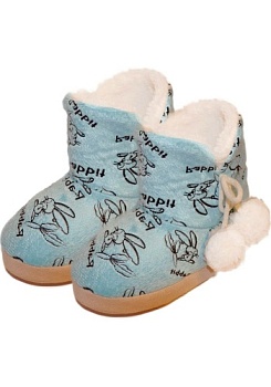 Состав:
Акрил 95%,
Эластан 5%
	Детские сапожки с мехом внутри, бубонами сбоку.
	