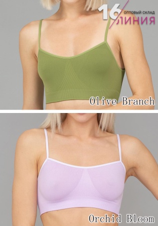 Giulia Brassiere топ бесшовный orcjid - olive