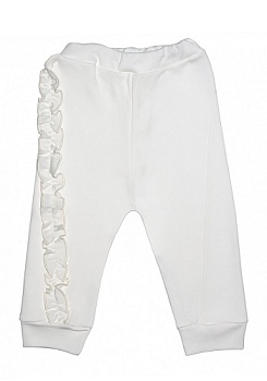 Состав:
Интерлок
Хлопок 100%
	Ясельные однотонные штанишки с манжетами снизу.