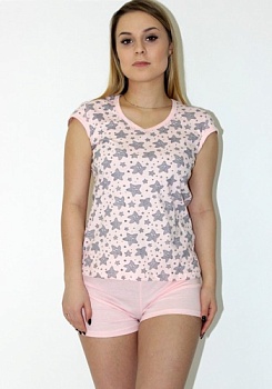 Состав:
Хлопок 100%
	Комплект женский.