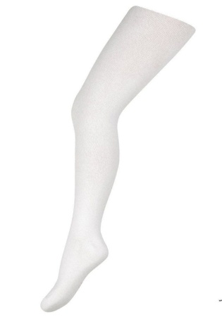 Состав:
Хлопок 76%, 
Полиамид 21%, 
Эластан 3%
	Однотонные классические детские колготки белого цвета, с большим содержанием хлопка.