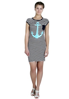 Состав:
Вискоза 98%, 
Эластан 2%
	Платье женское 