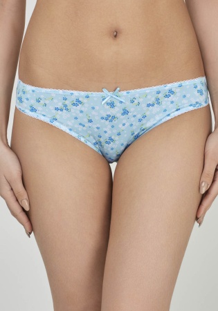 Состав:
Эластичное полотно
ПА 85%,
ПУ 15%
Кружево
ПА 90%,
ПУ 10%
Ластовица
Хлопок 100%
	Трусики классические выполнены из эластичного принтованного полотна и кружева, декорированы эластичной лентой с фестонами. Передняя деталь декорирована ба