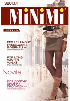 Состав:
Акрил 47%, 
Полиамид 20%, 
Шерсть 18%, 
Эластан 15%
    Очень плотные и теплые колготки, плотностью 380 ден из шерсти и акрила, однородные по всей длине, формованные, с комфортным широким поясом, плоскими швами и гигиеничной ластовицей.