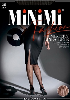 Состав:
Полиамид 76%
Эластан 21%
Хлопок 3%
	Элегантные колготки с узором сетки со швом по ноге, однородные по всей длине, устойчивые к затяжкам.
