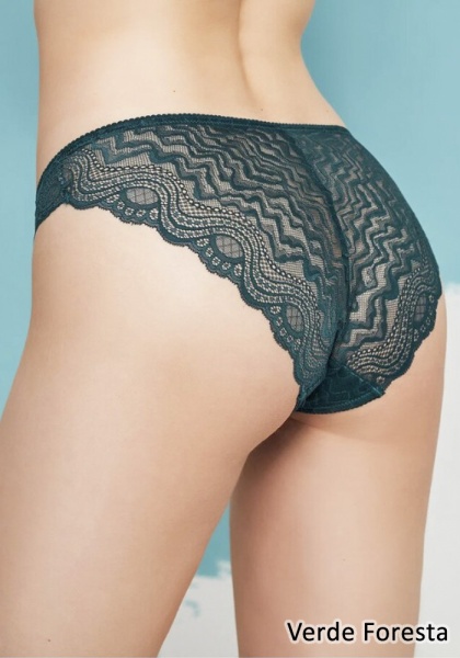 Minimi LACE 2231 Slip трусы женские verde foresta-2
