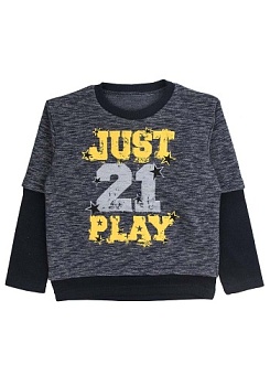 Состав:
Футер
Хлопок 100%
	Детский джемпер с апликацией 