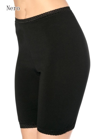 Состав:
Хлопок 95%
Эластан 5%
       Классические панталоны из хлопка с эластаном, края отделаны широкой ажурной тесьмой, высокая посадка.

