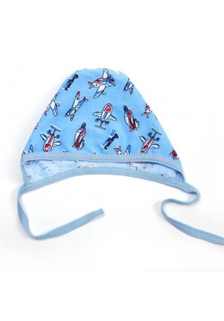 Состав:
Кулирка
Хлопок 100%
	Чепчики детские на завязках.