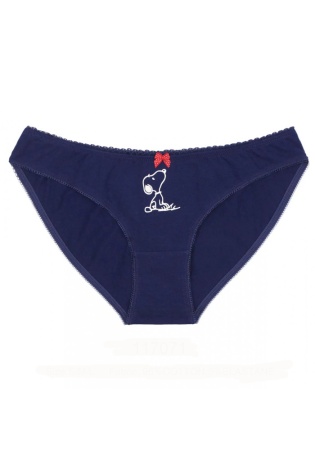 Состав:
Хлопок 95%,  
Эластан 5%
	Женские трусики из набивного полотна, декорированы атласным бантиком.
