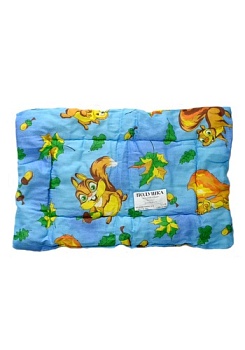 Состав:
Хлопок 100%
Наполнитель:
Холлофайбер
Размер: 40х60
	Подушка для новорожденного