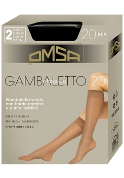 Состав: 
Полиамид 100% 
	Прозрачные полиамидные гольфы, плотностью 20 ден, практичные и легкие. Единый универсальный размер. В упаковке 2 пары.