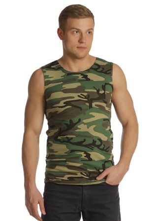 Состав:
Кулирка
Хлопок 100%
	Майка мужская прилегающего силуэта на широких бретелях. Низ изделия обработан швом в подгибку. 