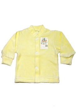 Состав:
Велюр
Хлопок 20%
Полиэстер 80%
	Кофта для малышей с длинным рукавом на кнопках. 