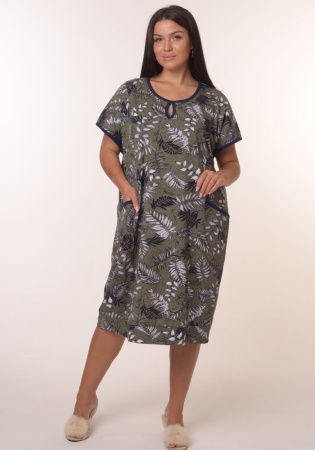 Состав:
Кулирка 
Хлопок 100%
    Туника  полуприлегающего силуэта. Рукав втачной, короткий. Фигурная линия выреза. Отделка тканью-компаньоном. Прорезные карманы. Длина чуть выше колена.

Обратите внимание: расцветка товара на сайте может отлича