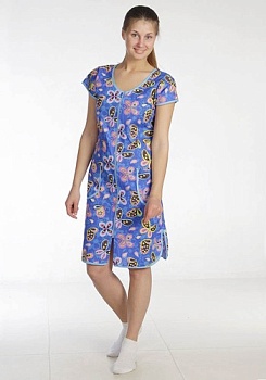 Состав:
Бязь 
Хлопок 100%
	Халат женский 