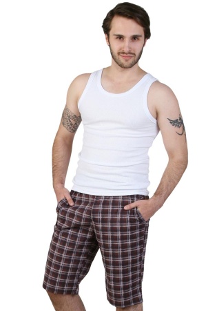 Состав:
Кулирка
Хлопок 100%
	Бриджи прямого силуэта длиной до колена, с цельнокроеным поясом на резинке, с двумя боковыми карманами.