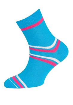 Состав: 
Хлопок: 100%.
	Хлопчатобумажные носки с разнообразными полосками, однобортная резинка. 
