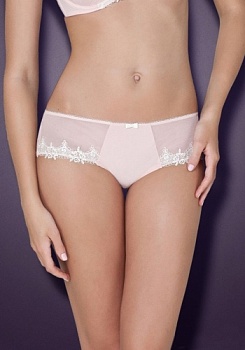 Состав:
Эластичное полотно
ПА 85%
ПУ 15%
Эластичная сетка
ПА 88%
ПУ 12%
Кружево
ПА 90%
ПУ 10%
Ластовица
Хлопок 100%
	Трусики-боксеры выполнены из эластичного полотна и эластичной сетки, декорированы эластичной лентой с миниатюрными фестона