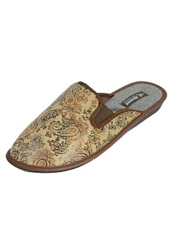 Состав:
Подошва - полиуретан;
Верх - натуральный, синтетический или нетканый текстиль
     Женские закрытые тапочки. 