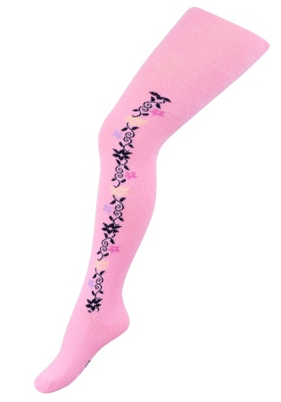 Состав:
Хлопок 76%, 
Полиамид 21%, 
Эластан 3%
	Плотные колготки из хлопка с компьютерным рисунком, орнаментом для девочек. Приятные к телу, они плотно облегают ножку и приносят чувство комфорта. 
