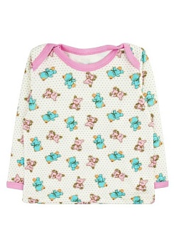 Состав:
Интерлок
Хлопок 100;
	Детский кофта из набивного полотна с длинным рукавом.  