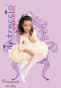 Состав: 
Полиамид 88%, 
Эластан 10%, 
Хлопок 2%
	Шелковистые колготки для девочек средней плотности 40 den с тканым рисунком в виде мелкого горошка и имитации ромбовидной сетки, плоскими швами, хлопковой ластовицей и укрепленным мыском.