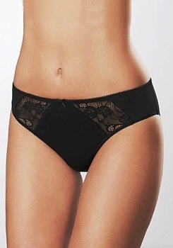 Состав : 
Хлопок 5%
Полиамид 80%
Эласта 15%
      Трусы-слип со средней линией талии. Выполнены из эластичного кружевного полотна, на передней детали вставки из эластичного кружева.