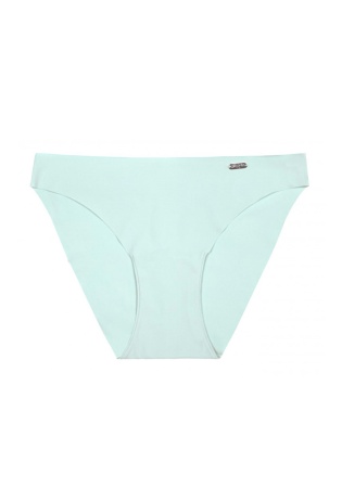 Состав:
Нейлон 71%
Эластан 29%
	Женские трусы-слипы. Украшены металлическим украшением. 