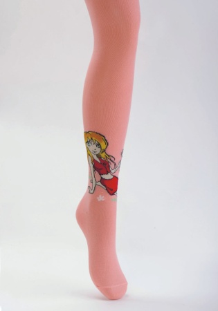 Состав: 
Хлопок 74%, 
Полиамид 24%, 
Эластан 2%
	Колготки для девочек с аниме-персонажами, на каждом размере индивидуальный рисунок.