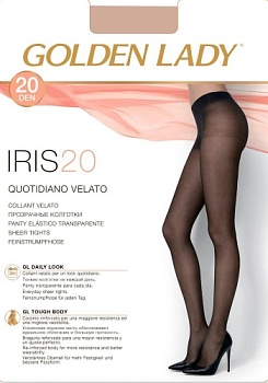 Состав: 
Полиамид 98%
Эластан 2%
	Полуматовые классические колготки плотностью 20 den с усиленными шортиками и укрепленным мыском.
Тонкие колготки на каждый день.Усиленная верхняя часть обеспечивает идеальное облегание и большую прочность.
