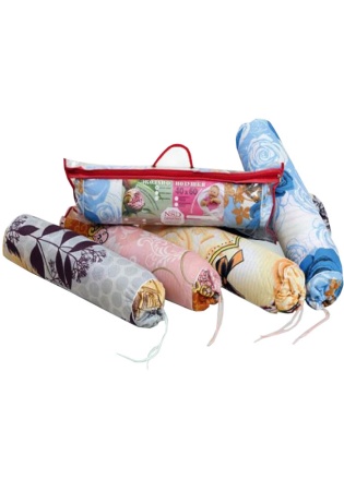 Чехол на молнии: 
Ультрастеп 
Наполнитель: 
Гречневая лузга
	Думка-валик 