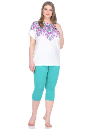 Состав: 
Вискоза 95%,
Эластан 5%
	Пижама женская.