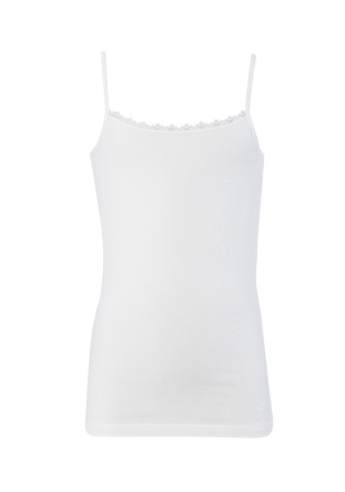 Состав:
Хлопок 95%
Эластан 5%
	Детская майка для девочек. 