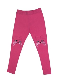 Состав:
Кулирка
Хлопок 100%
	Детские леггинсы с украшением на коленях. 