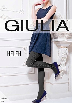 Состав:
Полиамид 94%
Эластан 6%
	Непрозрачные фантазийные колготки из микрофибры с 3D эластаном, плотностью 70 ден, с укрепленным мыском, ластовицей, широким поясом и плоским швом. Вдоль боковой части ноги модели размещен тканый узор 