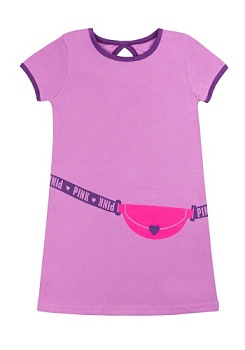 Состав:
Кулирка
Хлопок 100;
	Детское платье из однотонного полотна с апликацией. Цвета ассорти. 