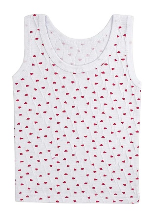 Состав:
Кулирка жатка
Хлопок 100%
	Майка для девочки жатка.