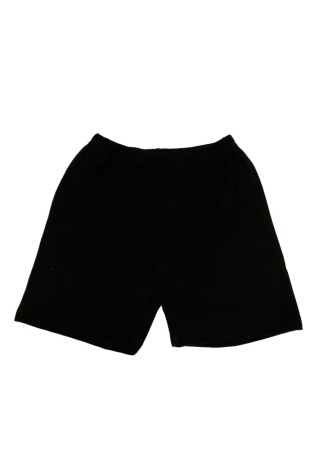Состав:
Интерлок
Хлопок 100%
     Черные детские шорты.