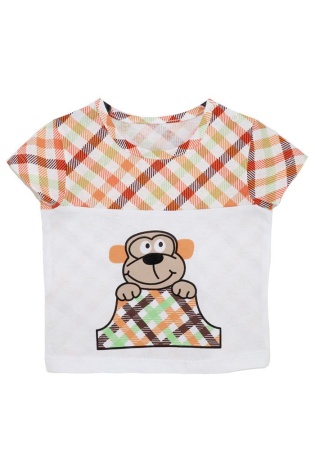 Состав:
Кулирка
Хлопок 100%
	Детская футболка с апликацией. 