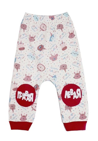 Состав:
Интерлок
Хлопок 100%
	Штанишки детские на манжетах снизу.