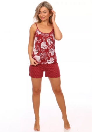 Состав:
Кулирка
Хлопок 100%
	Женская пижама 