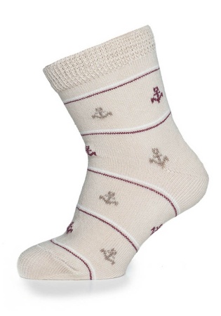 Состав: 
Хлопок: 70%, 
ПА: 20%, 
ПП: 8%, 
Эластан 2%.
	Носки детские.
