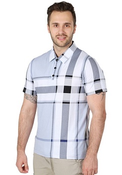 Состав:
Кулирка
Хлопок 100%
	Футболка полуприлегающего силуэта с коротким втачным рукавом, отложным воротником, на планках с застежкой на петли и пуговицы. Нижняя планка выполнена из отделочной ткани.

Обратите внимание: расцветка товара на сай