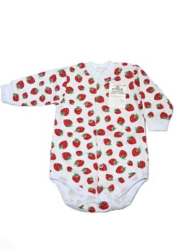 Состав:
Футер
Хлопок 100%
	Боди на кнопках, с длинным рукавом на манжете.